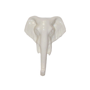 Percha individual elefante blanca 