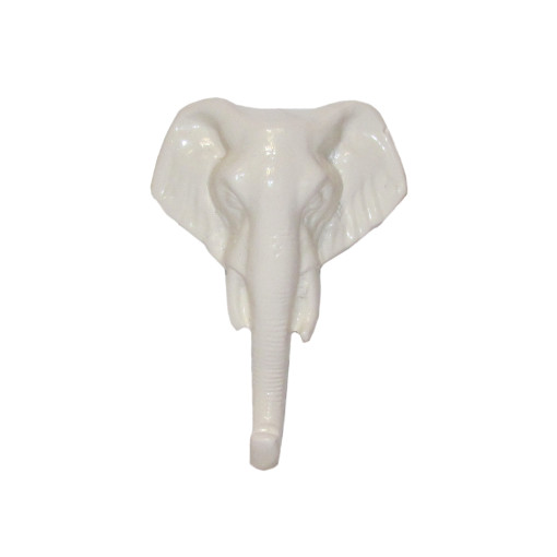 Percha individual elefante blanca